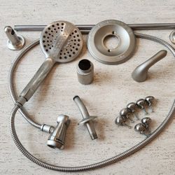 Shower Kit - Brushed Satin Nickel 