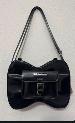 Dr. Martens Black Patent Leather Shoulder Bag-New