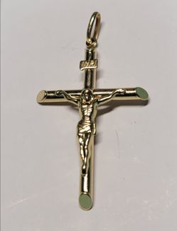 14 K GOLD  CROSS  PENDANT