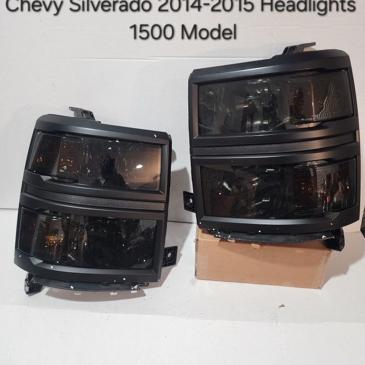 Chevy Silverado 2014-2015 Headlights 