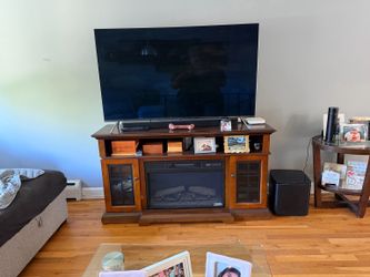 Electric Fireplace TV Stand – Works Great