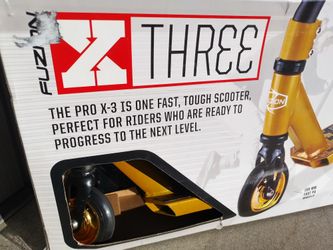 Fusion X Three Gold Scooter 