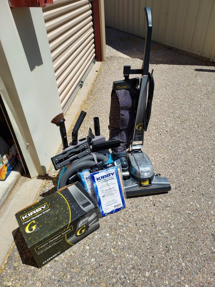 Kirby G6 Vacuum "Micron Magic"
Plus Attachments
+ Carpet Shampooer