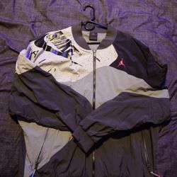 Air Jordan Legacy AJ4 Jacket XXL Windbreaker Bomber 