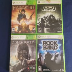Xbox 360 Games (4 for $10)