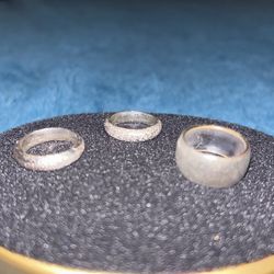 Silver Rings  Sz 5 &5.5