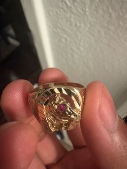 14K HorseShoe Ring