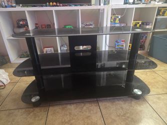 Black tv stand or living room table $120