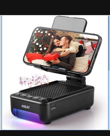 Brand new Cell Phone Stand with Bluetooth Speaker&Led Color Changing Light, Unique Gifts for Women Dad Her Husband, Cool Tech Gadget Wireless Speaker,