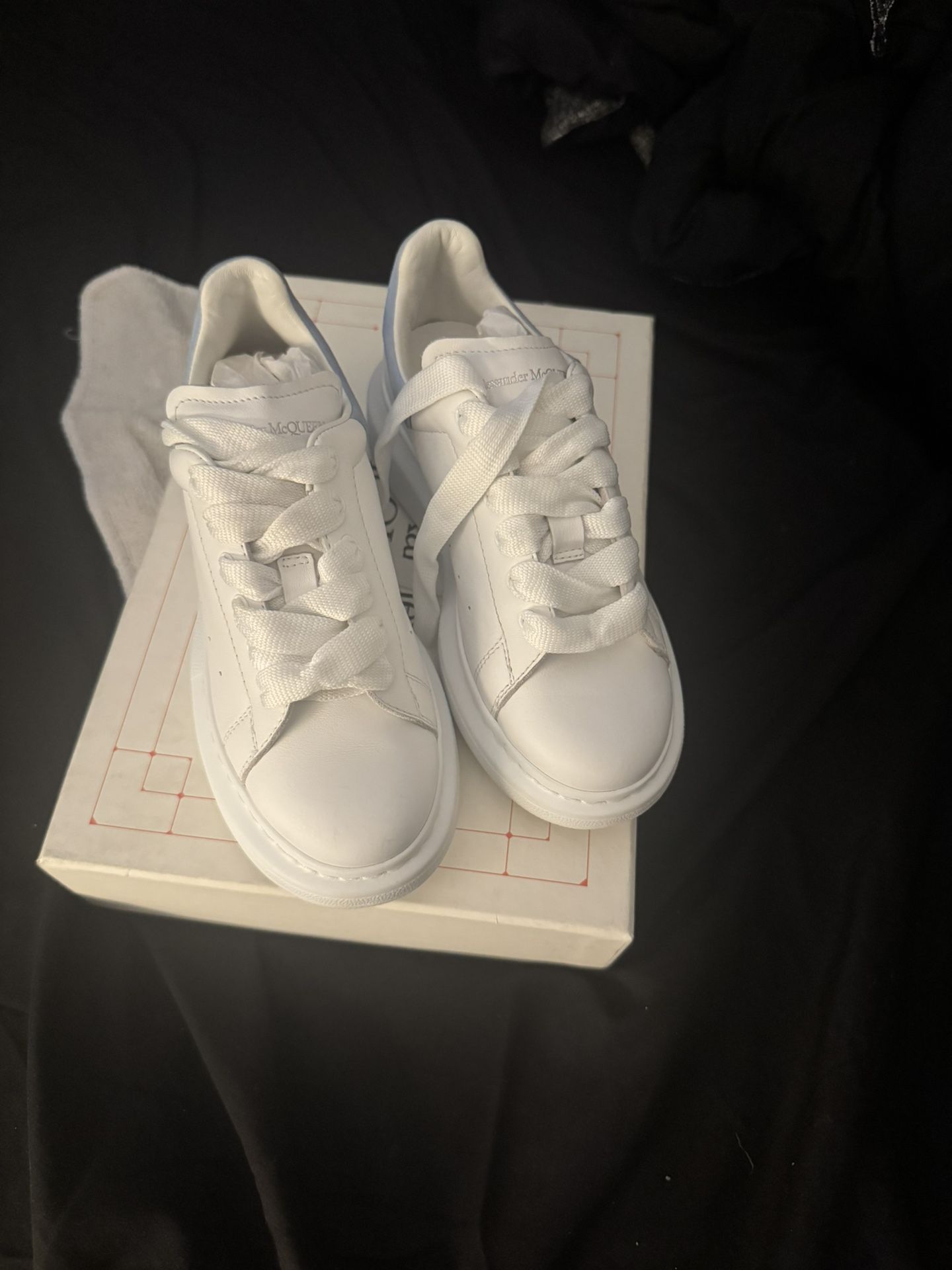 Alexander McQueens White And Blue Size 13