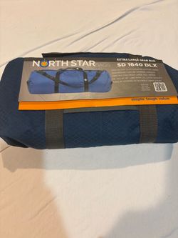 North Star 131 Liter Heavy Duty Duffle Blue Bag (new with tags, 2 available)