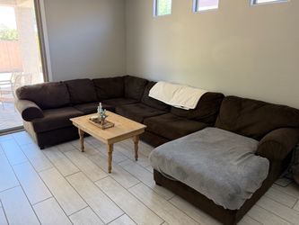 Brown Sectional Couch