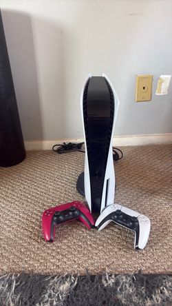 PlayStation 5 Console with Two Controllers