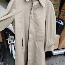 JC Penny's Young Gentry Beige Trench Coat 