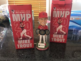 Mike Trout MVP Bobble Heads