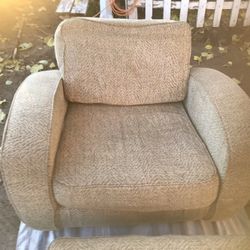 Nice Chair With Ottoman 