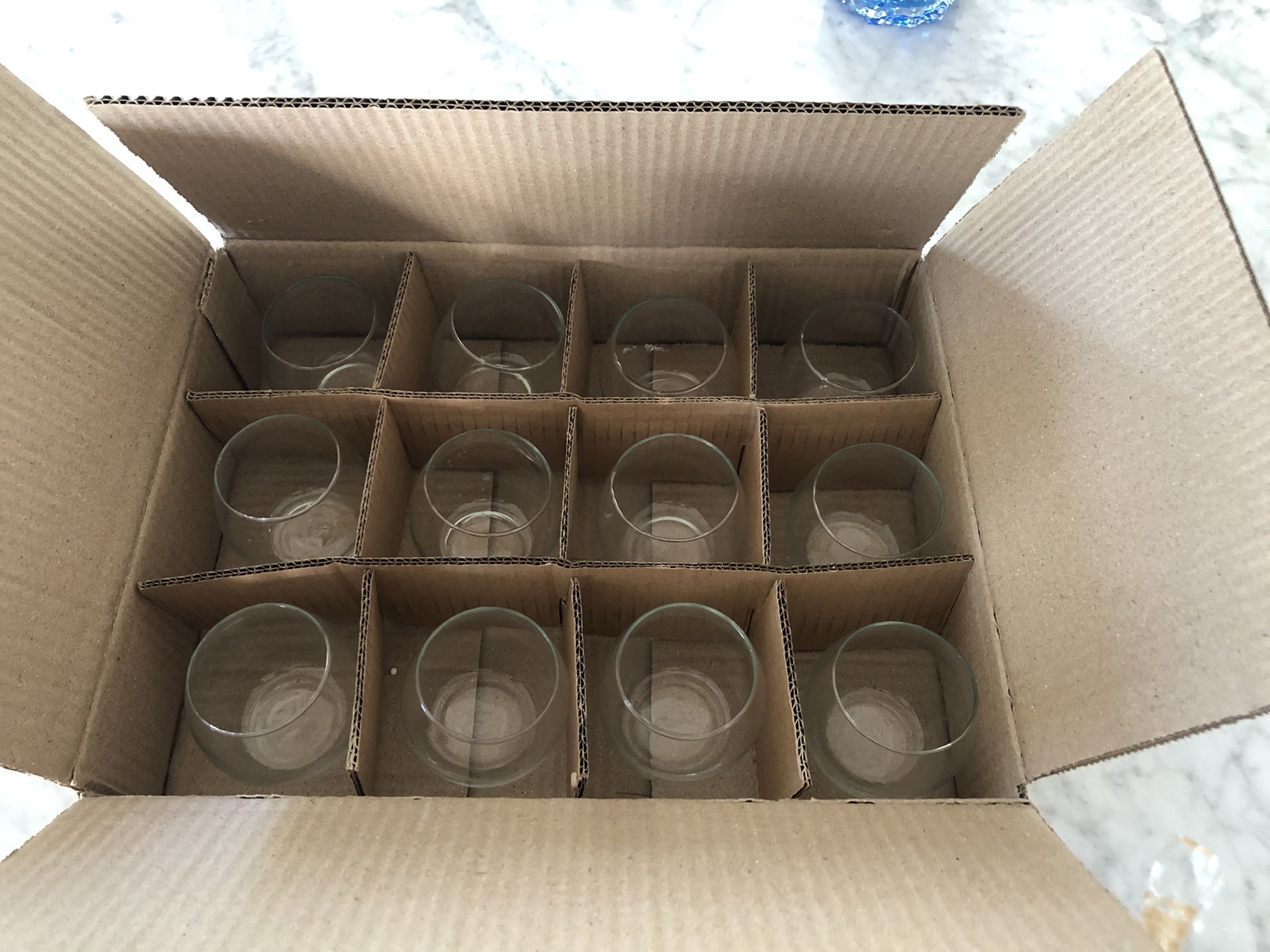 Glass Candle Holders