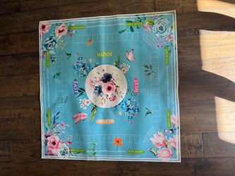 Floral Mah Jong Mat