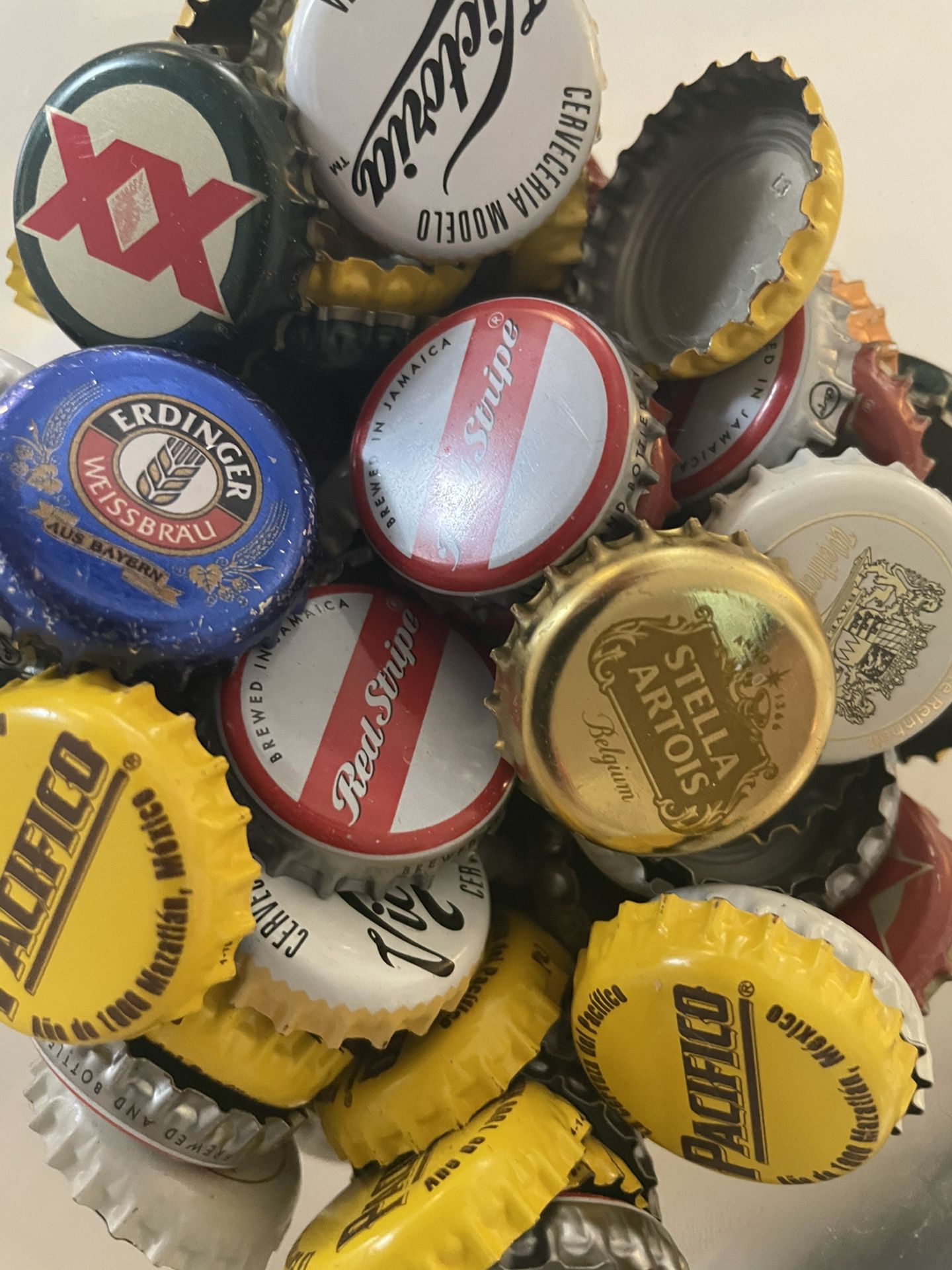 500 Unbended Bottle Caps For Projects 