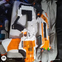 Nerf flywheel and springer blasters