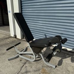 Plate Loaded Leg Extension And  Curl