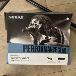 A Sampling Of Audio Equipment Including PG58 Mic
