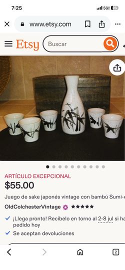 Vintage Japanese sake decanter