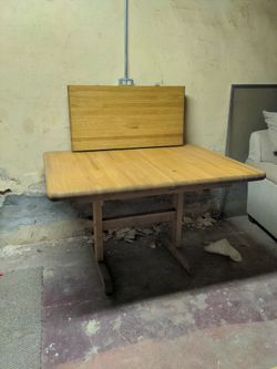 Kitchen table, wooden