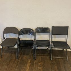 Folding chairs