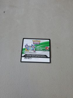 Pokemon XY BREAKthrough Code Card
