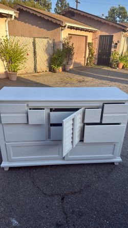 White dresser