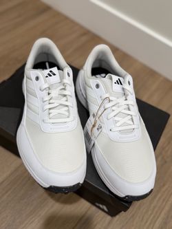 Adidas White Golf Shoes