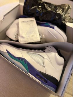 Nike Air Jordan Grape 5’s