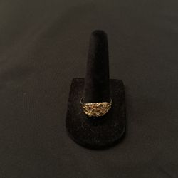 Solid Gold Nugget Ring