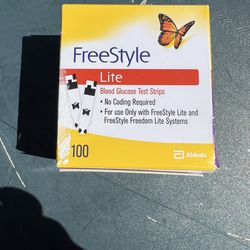 Freestyle Lite Diabetic Strips