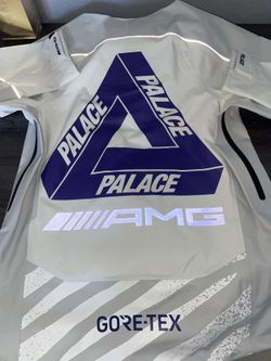 Palace AMG Mercedes Gore Tex Jacket 3M Small White IN HAND for