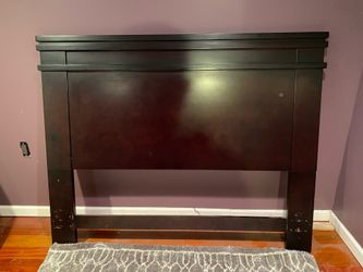 Espresso headboard