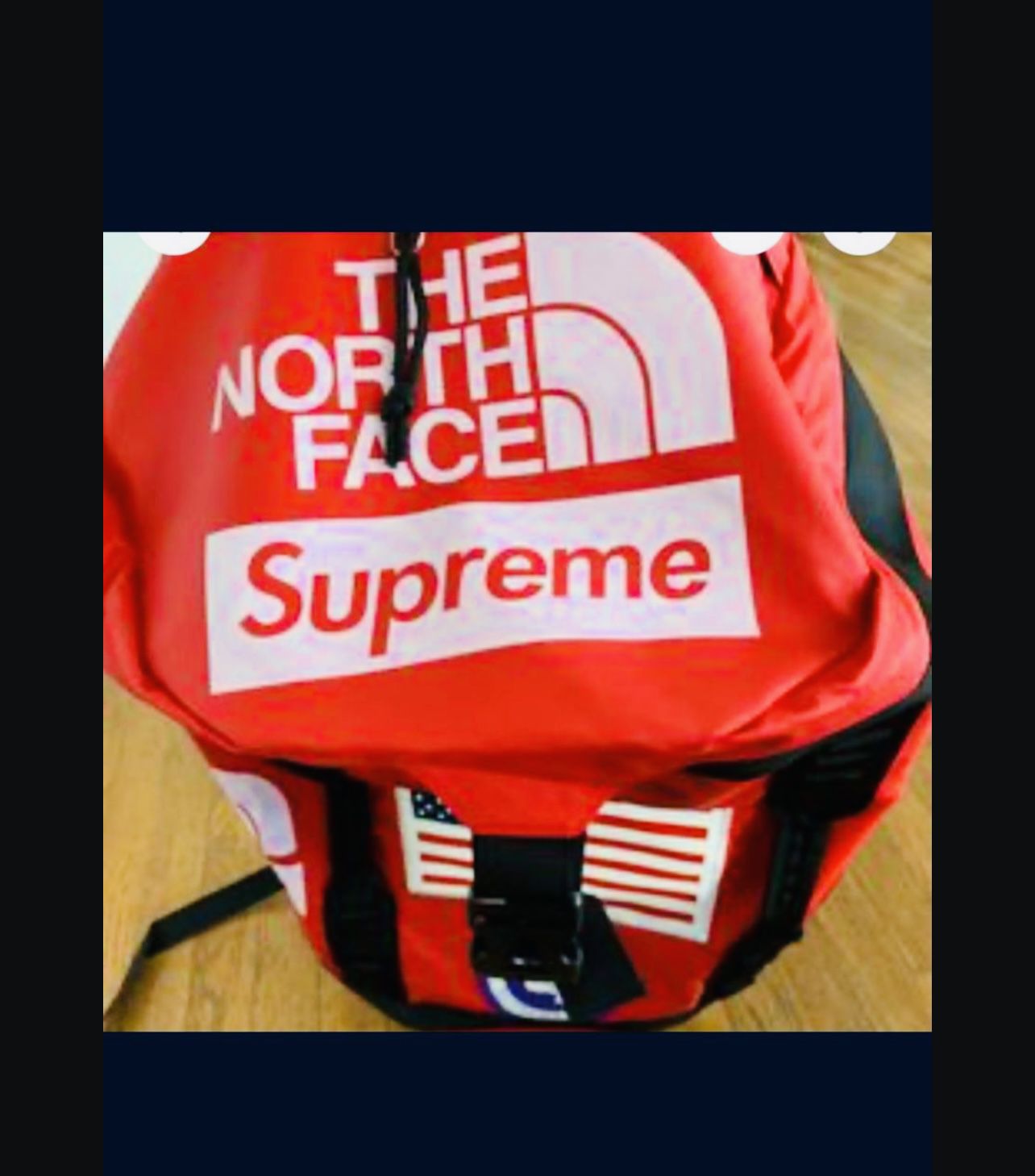 North face supreme Backpack Duffle Bag  brand New 