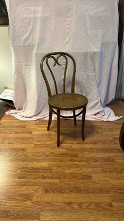 Four Antique Polish Bent Wood Chairs.