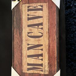 Man Cave Decor Sign