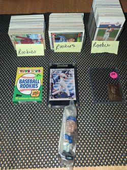 Baseball items.. many rookies.. selling as a bundle. All sales final.