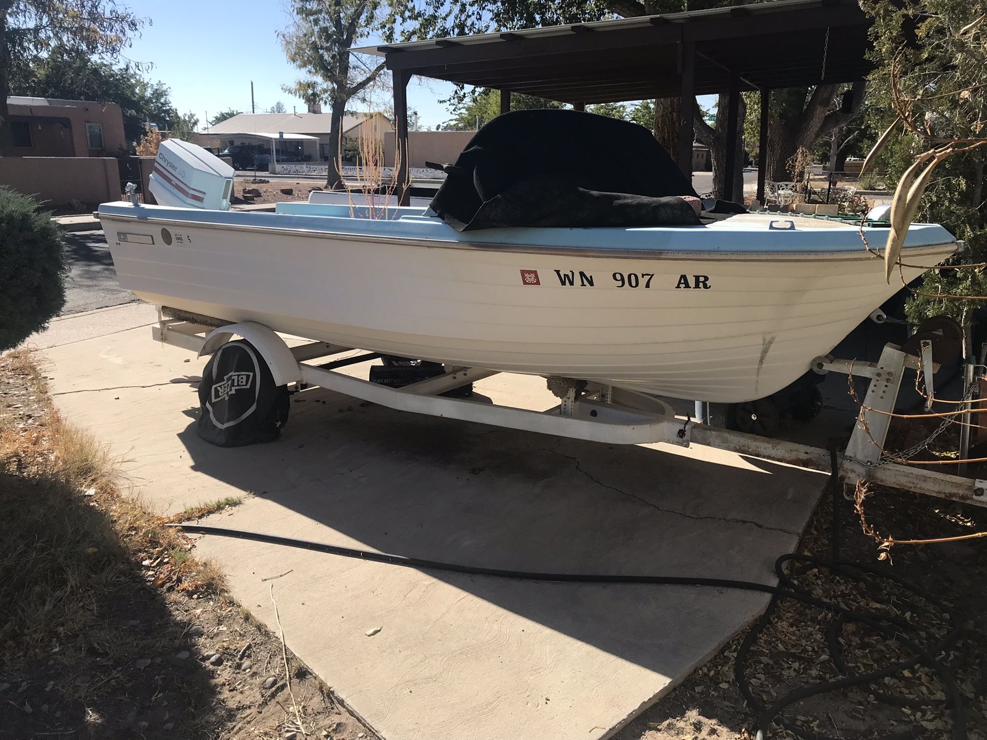 1965 Seaking Boat And Trailer  1000$obo