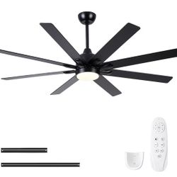 Brand New 62” Ceiling Fan – Indoor/Outdoor – Never Opened!