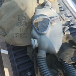 Vintage US Army Gas Mask