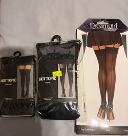 Hot Topic & Dreamgirl Tights and Thigh Highs Bundle