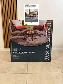 Hampton Bay 30 Inch Outdoor Fire Pit “Sadler”
