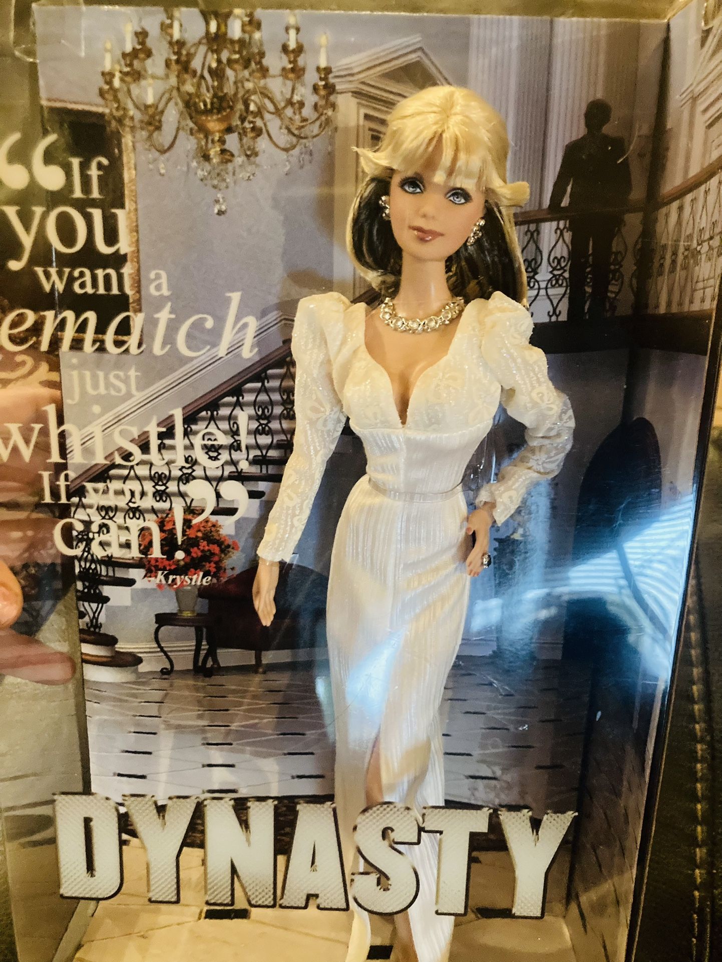 Dynasty Krystle Barbie Doll 2010 Pink Label Mattel T7905 Dressed in grows inspired by the original Nolan Miller designs!