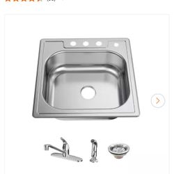 25 INCH KITCHEN SINK 