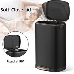 Black color Trash can 