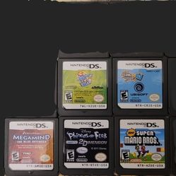 NINTENDO DS VIDEO GAMES 